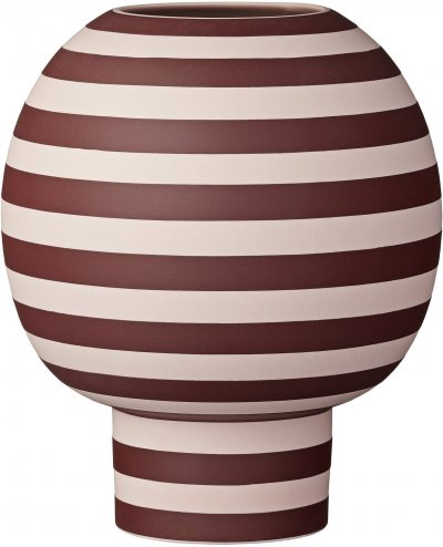 AYTM  - Varia Vase sculptural, &Oslash; 18 x H 21 cm, rose / bordeaux