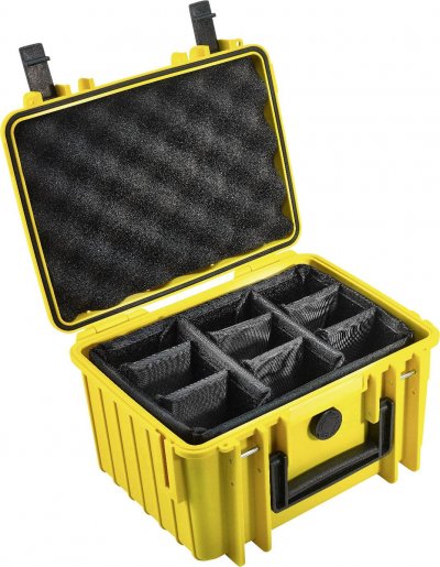 B&W INTERNATIONAL B&W outdoor.case Type 2000 - Etui rigide - polypropyl&egrave;ne - jaune