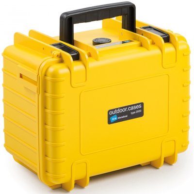 B&W INTERNATIONAL B&W outdoor.cases Type 2000 - Etui rigide - polypropyl&egrave;ne - jaune