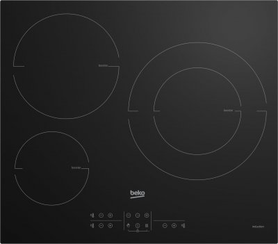 BEKO B300 hiis63206m 7200w 240v 50hz 3 foyers verre noir
