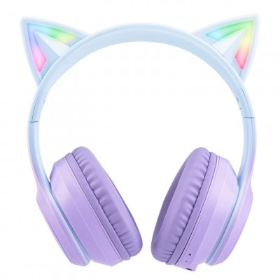 ONIKUMA B90 Casque Gaming RGB Micro Haute Sensibilit&eacute; - Violet D&eacute;grad&eacute; - Neuf