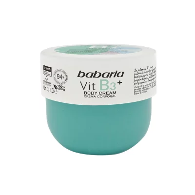 BABARIA  Crema Corporal Hidratante Vitamina B3, 400ml