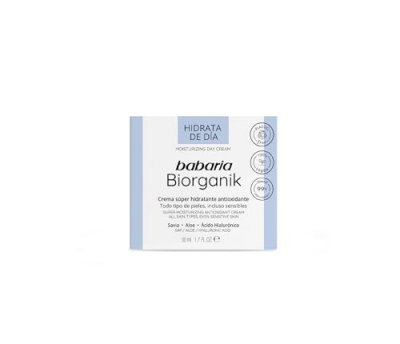 BABARIA  Cr&egrave;me de jour bio hydratante 50ml