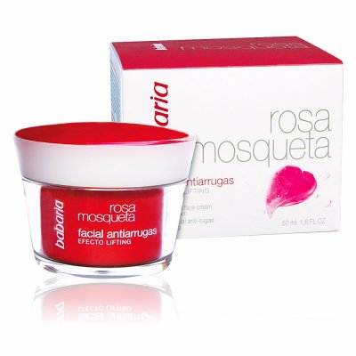 BABARIA  Cr&egrave;me Faciale Anti-rides Rose Musqu&eacute;e 50 ml 