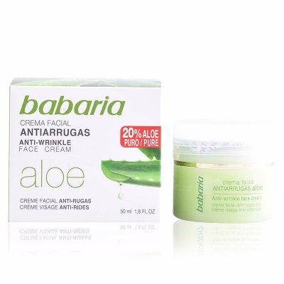 BABARIA  - Cr&egrave;me Pour Le Visage Antirides Aloe, 50ml Cr&eacute;me visage