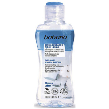 BABARIA  - yeux de porte-porte et l&egrave;vres avec extrait de coton, blanc