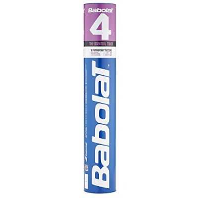 BABOLAT  Feather 4 77 Badminton Shuttlecocks Blanc,Bleu 12 Units