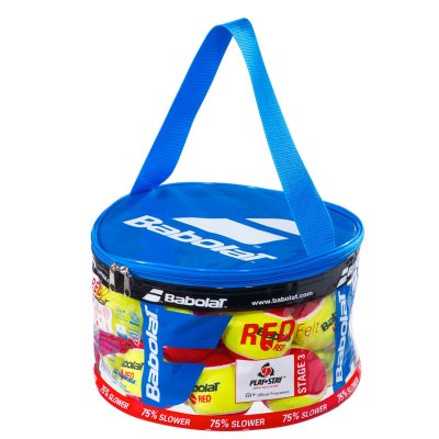 BABOLAT  X24 Panier &agrave; Boules en Feutre Unisexe Jaune/Rouge Taille Unique