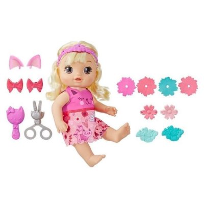 BABY ALIVE  - coiffure magique - poupee cheveux blonds HAS5010993656820