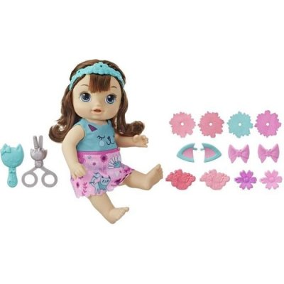 BABY ALIVE  - coiffure magique - poup&eacute;e cheveux bruns