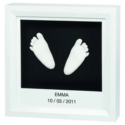 GENERIQUE Baby Art Cadre de sculpture de fen&ecirc;tre My Little Steps Blanc 34120078