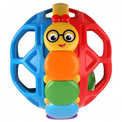 BABY EINSTEIN  Balle hochet chenille Bendy Ball&trade; - Multi Coloris