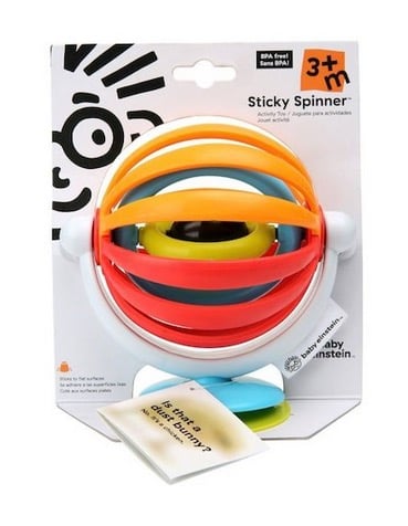 BABY EINSTEIN  jouet d'activit&eacute;s sticky spinner - multicolore