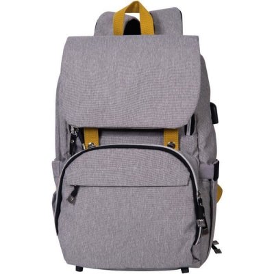 BABY ON BOARD  Sac A Dos A Langer Freestyle Yellowstone - Gris-Moutarde