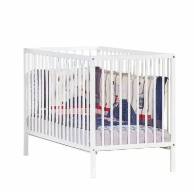 BABY PRICE  - lit 120x60 tout barreaux blanc first 