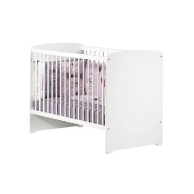 BABY PRICE  lit b&eacute;b&eacute; 120x60 - 3 positions - blanc - new basic 