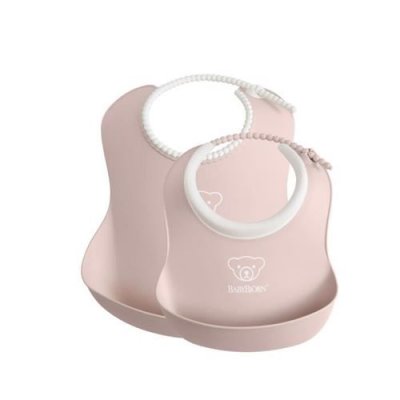BABYBJORN BABYBJ&Ouml;RN Ensemble Bavoirs, Rose pastel