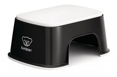 BABYBJORN BabyBj&ouml;rn Marchepied, Noir/Blanc
