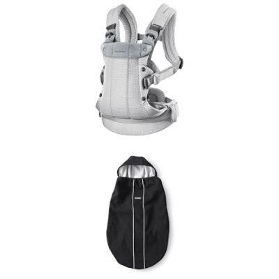 BABYBJORN BabyBj&ouml;rn Porte-b&eacute;b&eacute; Harmony, Mesh 3D, Argent