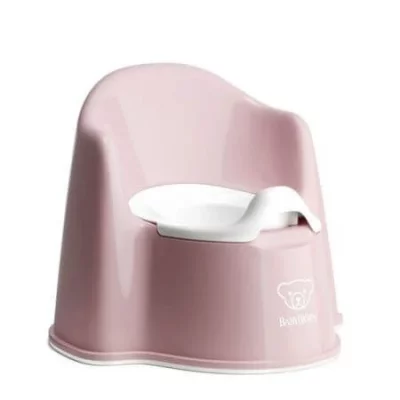 BABYBJORN BABYBJ&Ouml;RN Pot Fauteuil, Rose pastel/Blanc