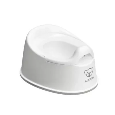 BABYBJORN  - pot smart, blanc/gris