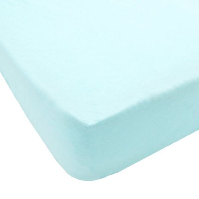 BABYCALIN  Drap Housse B&eacute;b&eacute;Turquoise 60 x 120 cm Jersey 130gr/m&sup2;