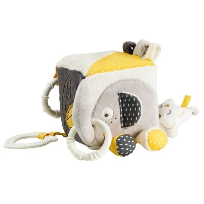 SAUTHON Babyfan - Cube d'Activit&eacute; Jaune,Blanc,Gris