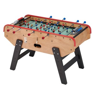 KANGUI Babyfoot Adulte Luxe En Bois Style Bistrot Avec Monnayeur - 30 Jetons Fournis