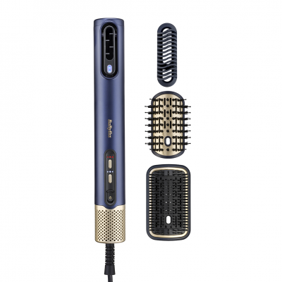 BABYLISS  AS6557E Multistyler Air Wand 4-en-1 - Bleu m&eacute;tallique