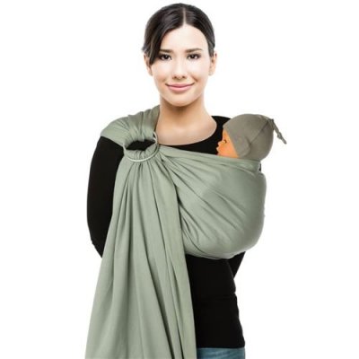 BABYLONIA  &Eacute;charpe porte-b&eacute;b&eacute; BB-SLING Gris-Violet BDDSL PAD 990