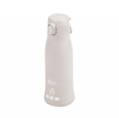 BABYMOOV  Chauffe-biberon normade Moov & Feed, 340ml, min&eacute;ral beige