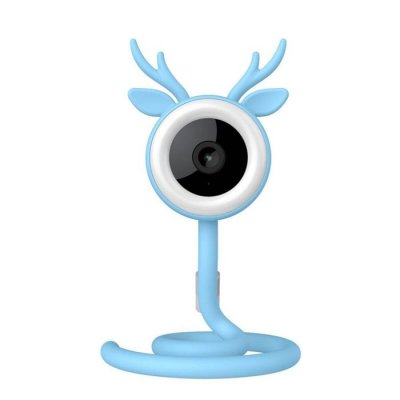 Babyphone Mobee Elaf Camera Wi-Fi pour b&eacute;b&eacute; Blanc