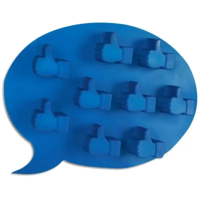 TOTALCADEAU Bac &agrave; gla&ccedil;ons en forme de j'aime facebook like ou gateau chocolat moule bac a glacon insolite 