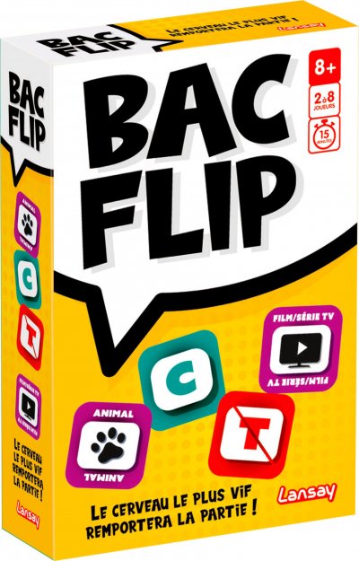 LANSAY BAC FLIP - Jeu de soci&eacute;t&eacute; -  - D&egrave;s 8 ans