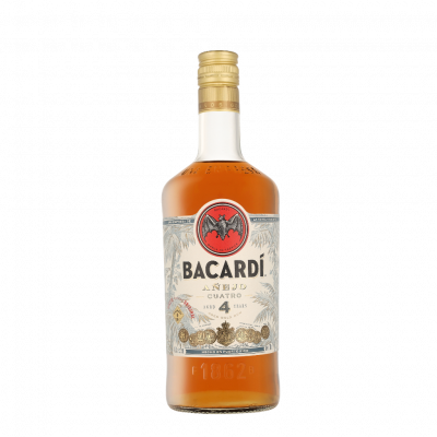 BACARDI  - Anejo 4 - Rhum Vieux - 40.0 Vol. - 70 Cl Aucune