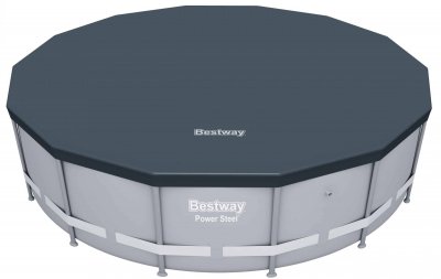 BESTWAY B&acirc;che 4 Saisons Pour Piscine Frame Pool Ronde Diam 427  58248