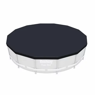 BESTWAY B&acirc;che 4 saisons pour piscine hors sol ronde diam&egrave;tre 427 cm