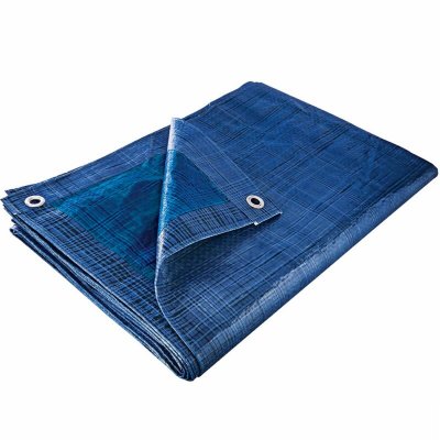 SO DE PM B&acirc;che arm&eacute;e tress&eacute;e 68 g/m2 5 x 8 m - Bleu