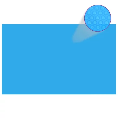 VIDAXL B&acirc;che de Piscine Rectangulaire pe Bleu 260x160 cm  Bleu