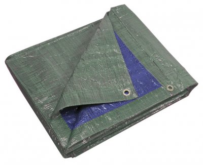 CORDERIES TOURNONAISES B&acirc;che de protection &agrave; &oelig;illets 5 x 8 m -  - 48640508