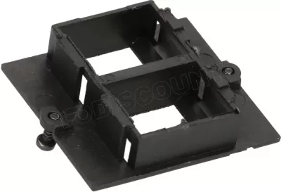 BACHMANN  2 x Keystone Noir prise de courant, Cadre de montage