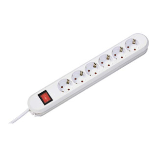 BACHMANN  381.250K multiprise 1,5 m 6 sortie(s) CA Blanc