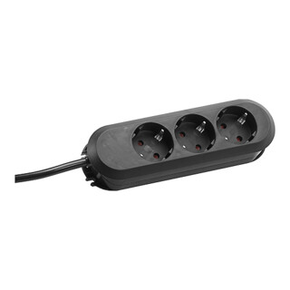 GENERIQUE Bachmann 388.172 multiprise 5 m 3 sortie(s) CA Noir