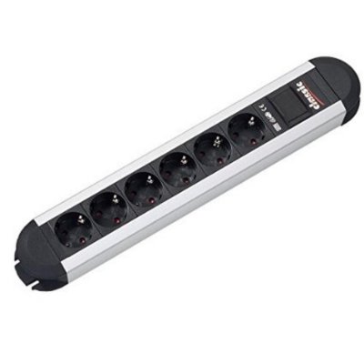 BACHMANN  Multiprise 6x avec protection et interrupteur 331.010