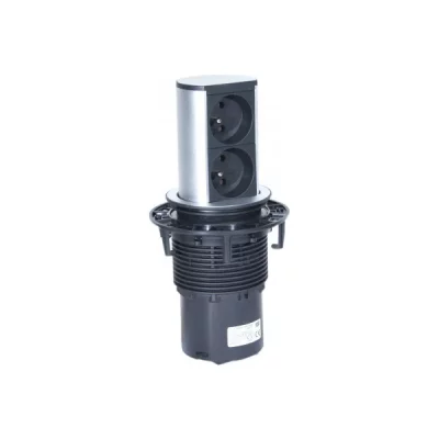 GENERIQUE BACHMANN Multiprise encastrable ELEVATOR 2 prises