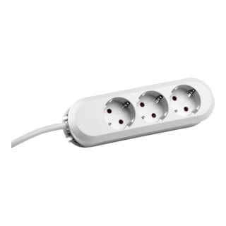 BACHMANN  SMART 3x Schuko 3m multiprise 3 sortie(s) CA Blanc