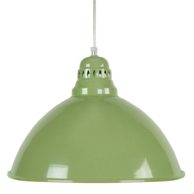 TOSEL BACINO - Suspension d&ocirc;me m&eacute;tal vert kaki