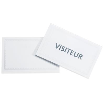 GENERIQUE Badge pince + epingle 56x90 - boite de 50