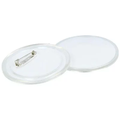 ARTEMIO Badge rond transparent pour photo - 3 pcs -  - couleur variant