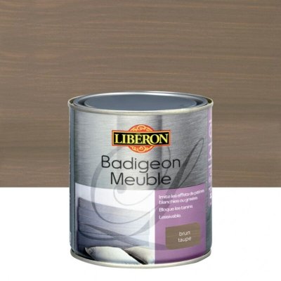 LIBERON Badigeon Meuble lib&eacute;ron Brun taup&eacute; 0,5 l - Brun Taupe